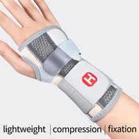 Adjustable strap wrist support with compression, specially designed for wrist joint stabilization