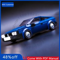 354 PCS Speed Hypercar Montecarlo MOC Customize Modular Building Block Educational Simple Brick Design DIY Boy Assembly Toy Gift