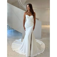 LORIE Luxury Self Cultivation Mermaid Wedding Dress Sweetheart Bridal Dresses Elegant Side Silt Wedding Gown Customized 2026