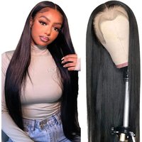 13x4 13x6 Straight Human Hair Lace Wigs 20-30 Inch Wigs On Clearance Sale 200 Density Brazilian Human Hair Wigs For Women