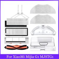 Pièces essentielles d'aspirateur robot Xiaomi, brosse roulante principale, brosse latérale, filtre Hepa, vadrouille, gril, eau, boîte à poussière précieuse, ata jia G1, MJSTG1