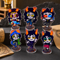 Homestuck Game 10cm Acrylic Stand Keyring Karkat Vantas Terezi Pyrope Vriska Serket Gamzee Makara Kanaya Desk Decor Fan Gift