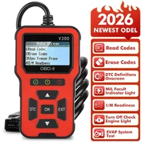 2026 New OBD2 V300 Professional Scanner Code Reader Check Engine Light Live Data for All Cars Battery Alternator Test