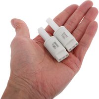 2pcs Toilet Seat Damper Kit Soft Close Buffer For Quiet Gentle Descent Replacement Hinge Connector Drop Lid Shock Absorber