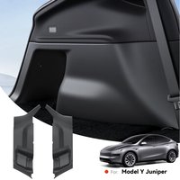 YZ Hinten Stamm Seite Anti-Kick Pad Für Tesla Modell Y Juniper 2025 TPE Vollständige Abdeckung Schutz Kit Auto innen Anti-schmutzig Pad