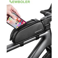 AliExpress NEWBOLER Bicycle Bag Waterproof Reflective Front Top Frame Tube Bag Cycling Bag Large Capacity MTB Road Bicycle Accessories