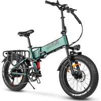 AliExpress NONE Samebike RS-A02 PRO 48v17Ah E-bike Adult Foldable City electric bike 1200W ebike 20 inches fat tire E-Mountain bike