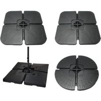 Patio Umbrella Base Weights,Umbrella Holder Summer Market Umbrella Stand Yard Parasol Base Stand Water Sand Fillable for Pond