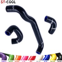 For Abarth Grande Punto / Alfa Romeo Mito Giulietta 1.4 Tb Pop Off Circuit Hoses Silicone Tubes Kit Piping 3Pcs 11 Colors