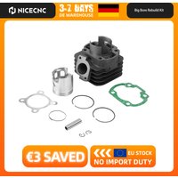 (EU-Lager) Für Minarelli-Motoren 50cc 2-Takt 40QMB Yamaha JOG Jonway Roller 2-Takt Big Bore Zylinderkopf-Kit 47mm 70cc