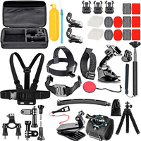 Action Camera Accessory Kit Sets 50 in 1 for GoPro Hero 13 12 11 10 Insta360 X5 DJI Osmo Action 6 5Pro Cameras Accessories Set