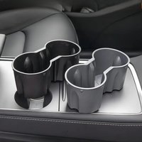Cup Holder for Tesla Model 3 Y Highland Center Console Storage Box Armrest Organiser Non-slip Insert Phone Holder Accessories