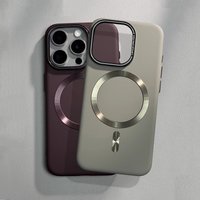 Luxury Solid Color Matte Magnetic Wireless Charge Case For Magsafe For iPhone 17 Air 16 15 14 13 12 Pro Max Slim Hard PC Cover