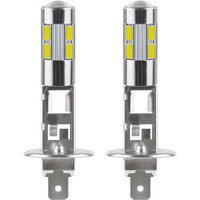 2pcs Headlight Led Bulb H1 10SMD 5630 240LM 7000-8000K High Power for Car 12V