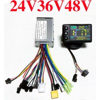 AliExpress NONE 24V36V48V sine wave brushless motor controller 250W 350W-500W with S866 color LCD instrument for No. 2 protocol e-Bike e-scooter