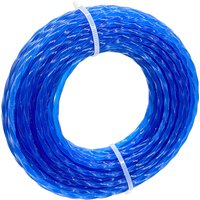 LUSQI 4m/8m/12m/16m*2.4mm/2.7mm/3mm Grass Trimmer Line Nylon Spiral Brush Cutter Rope Lawn Mower Head Accessory