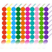 700-1400 PCS Colored Dot Stickers Round Color Coding Labels Circle Dots Labels Price Stickers Polka Circle Dot Stickers Label