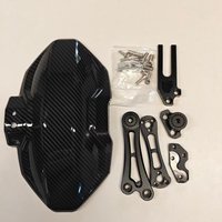 AliExpress NONE Motorcycle Mudguard Imitation Carbon Fiber Adjustable Rear Wheel Fender Cafe Racer E-bike Scooter Moped Universal Motorbike Part