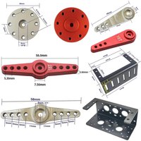 1PCS DS5160 DS5180 DS51150 DS51160 60KG-160KG Servo 18T Servo Disc/Half Arm/Straight Arm/Side Fixing Metal Bracket Accessories