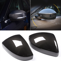 Carbon Fiber For Jaguar F-Pace For Jaguar E-Pace 2017-2023 Rearview Mirror Rain Eyebrow Turning Mirror Exterior Accessories