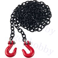 Mini Metal Trailer Chain with Tow Decoration Accessories for Axial SCX10 HSP 94180 RC4WD D90 Traxxas TRX4 CC01 1/10 RC Crawle