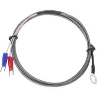 6mm Hole Washer K Type Thermocouple Temperature Probe 1M Cable for Industrial Temperature Controller Waterproof