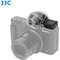 JJC Cold Shoe Wind Muff for Sony ZV-E10 II ZV-1 II ZV-E1 ZV-1F ZV-E10 ZV-1 Camera Microphone Windscreen with Cold Shoe Mount