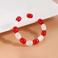 Anime Peripheral Red Beads Agate Bohemian Bracelet Daily Fashion Personalized Jewelry Accessories Gift for Girl Fan Cosplay Prop