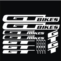 GT Bicycle Frame Stickers Waterproof Self Adhesive Decorative Bike Body Decals