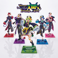 Anime Welcome to Demon School! Iruma-kun Iruma Suzuki Asmodeus Alice 15CM Acrylic Stand Cute Keychain Desk Decor Collect Gifts