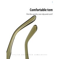 AliExpress NONE Korean Style Retro Sunglasses Small Frame Classic Sun Glasses Fashion Polygon Square Eyewear Outdoor Cycling