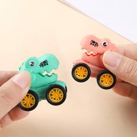 12Pcs Cartoon Dinosaur Returning Car Toy for Kids Boy Girl Birthday Party Favors Pinata Fillers Christmas Gift Classroom Rewards