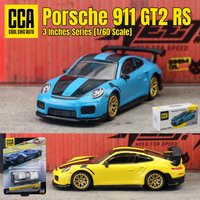 1/60 Porsche 911 GT2 RS Toy Car Model CCA MSZ 1:64 Diecast Miniature Free Wheels Collection Suitable for Hot Wheels Gift Kid