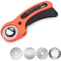 Leathercraft 45mm Rotary Cutter Leather Cutting Tool Leather Craft Fabric Circular Blade Knife DIY Patchwork Sewing Quilting