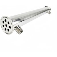 2"(51mm) OD64mm, Sanitary Dephlegmator/Condenser With 1/2" Male Thread For Distillation ,8 Pipes Inside ID 8mm,Lenght 450mm