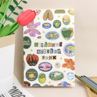 Girl Sticker Pack, Candy & Pastel Alphabet Letters for DIY Scrapbook, Journal Decor, Bullet Journal Supplies, Adhesive Decals