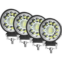 4 zoll 123 W LED Bar Offroad 4X4 Scheinwerfer 12 V 24 V Arbeit Licht Bar Für Jeep Lkw auto Traktor SUV ATV Barra LED Scheinwerfer