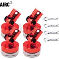 4PCS Metal Magnetic Stealth Invisible Body Post Mount with R Clips Pin for 1:10 RC Car Axial SCX10 HSP Tamiya Redcat