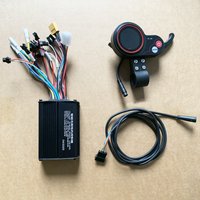 48V 20A 350W 500W brushless motor sine wave square wave without hall controller with 6 pin TF-100 LCD set for kugoo M4 e-scooter