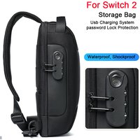 For Steam Deck Game Shoulder Bag Portable Carrying Case for Switch 2 Traveling Bag Hard Shell for Switch OLED NS2 Accessories