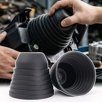 2Pcs Rubber Housing Car LED Light Dust Cover Universal Small/Large Inner Dia Seal Cap Dust Cover for Car LED Headlight