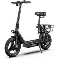 C14 Elektroroller Spitzenleistung 900W Motor 48V15AH Hochkapazitätsbatterie Doppelte Scheibenbremse 14-Zoll-Reifen E-Scooter für Stadtpendler Elektroroller für urbane Ausflüge