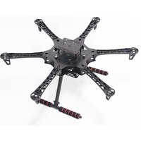 Happy S550 RC Hexacopter Drone Frame Kit Landing Gear FPV F550 Flamewheel Upgrade Kit Quadcopter Frame FPV Quad APM Ardupilot