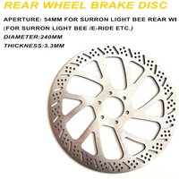 AliExpress NONE Light bee/E-ride Modified Ultra bee Brakes 240mm Rear wheel Brake Disc