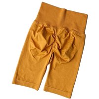 AliExpress Summer Women's Yoga Shorts High Waist Fitness Workout Shorts Sexy Booty Sport Shorts Soft Gym Shorts Running Cycling Shorts