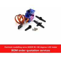 Electronic modelling servo SG92R 9g small servo module 2.5kg/4.8V motor 90 degree-180 degree