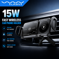 Support de téléphone pour voiture Vyvylabs, chargeur sans fil 15W, support de téléphone pliable à serrage automatique pour Samsung Galaxy Z Fold Flip Huawei Mate X5 Mate Xs Mate XT, smartphone à grand