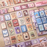 1pack/2apck Vintage Graffiti Style Sticker Book Graffiti Journal Series Tearable Supplies 20Pcs 6 Styles cute stickers