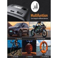 AliExpress YIJU Car Air Pump Electric Portable Tire Inflator Intelligent Digital Tire Inflator For Car Motorcycle Bicycle Air Compressor