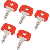 5PCS 702 Power Start Keys For Ignition Compatible With 209068 Hydraulic Manual Electric Forklift Plastic And Metal